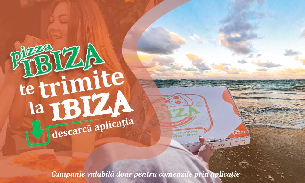 Pizza Ibiza te trimite în Ibiza