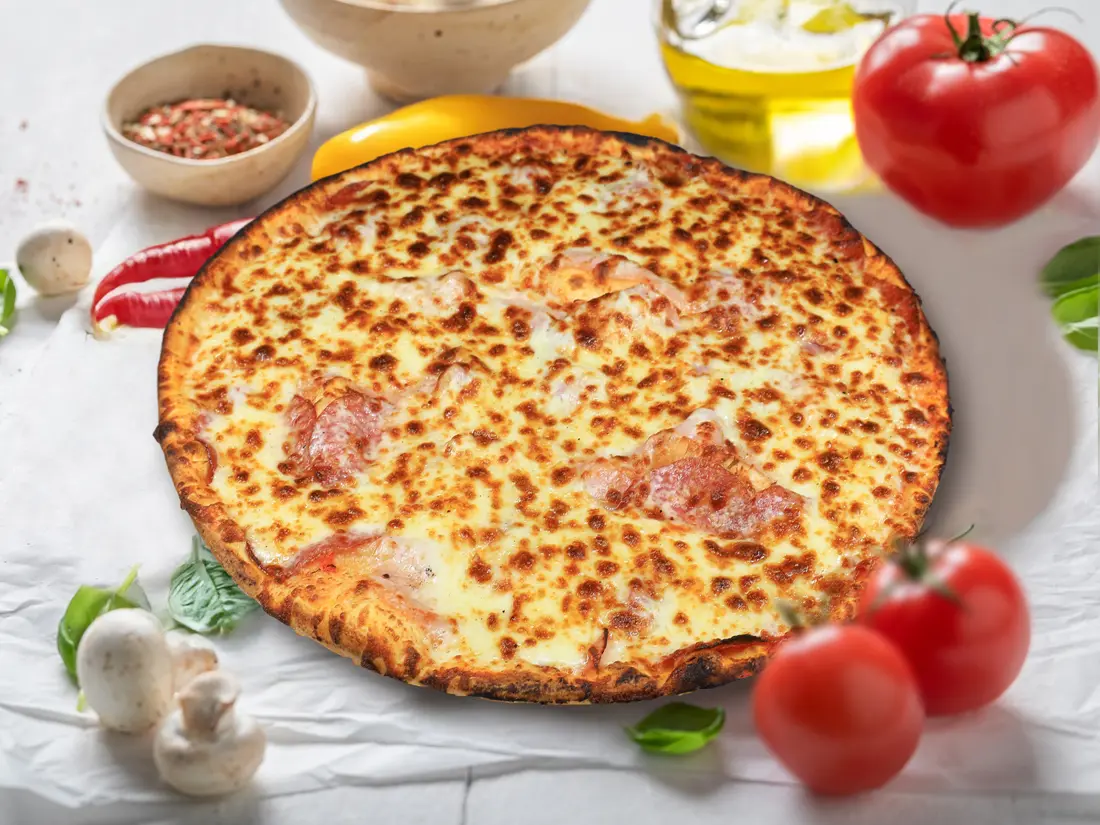 Prosciutto Salami Pizza